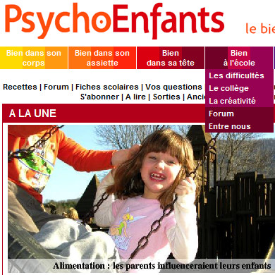 PSYCHOENFANTS, Magazine pour mamans