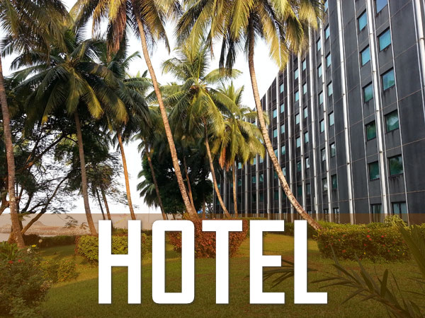 HOTEL GHI, le Grand Hotel de l'Indépendance, en  Guinee. L'Hôtel des diplomates et de notre ami Capi Camara conseiller du Président