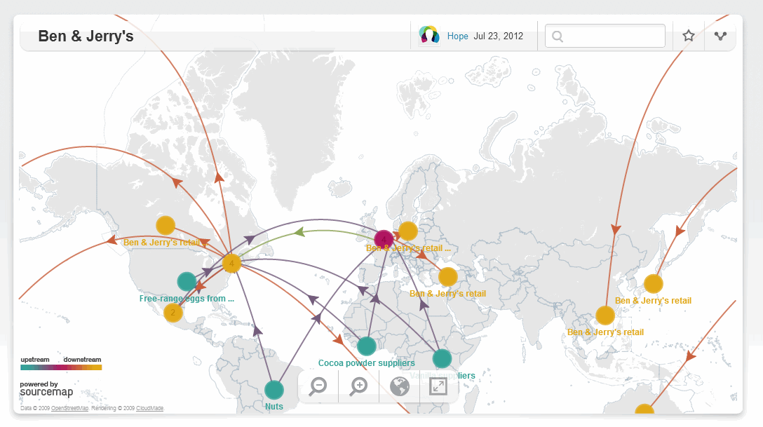 Digital Marketing - Découvrez d'où viennent les produits que vous consommez avec SourceMap