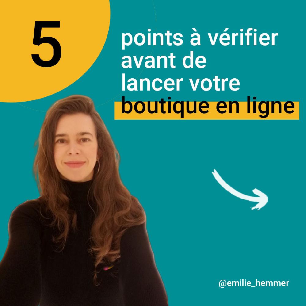 Digital Marketing - Ecommerce: 5 points à vérifier avant de lancer votre eboutique